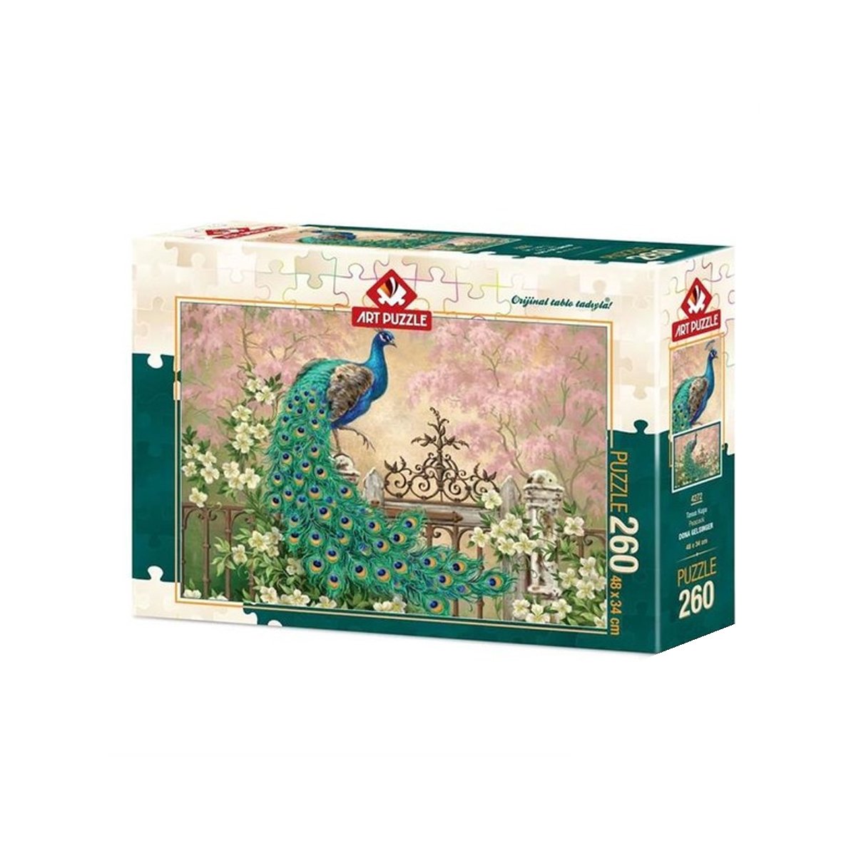 4272 Art Puzzle Tavus Kuşu / 260 Parça Puzzle