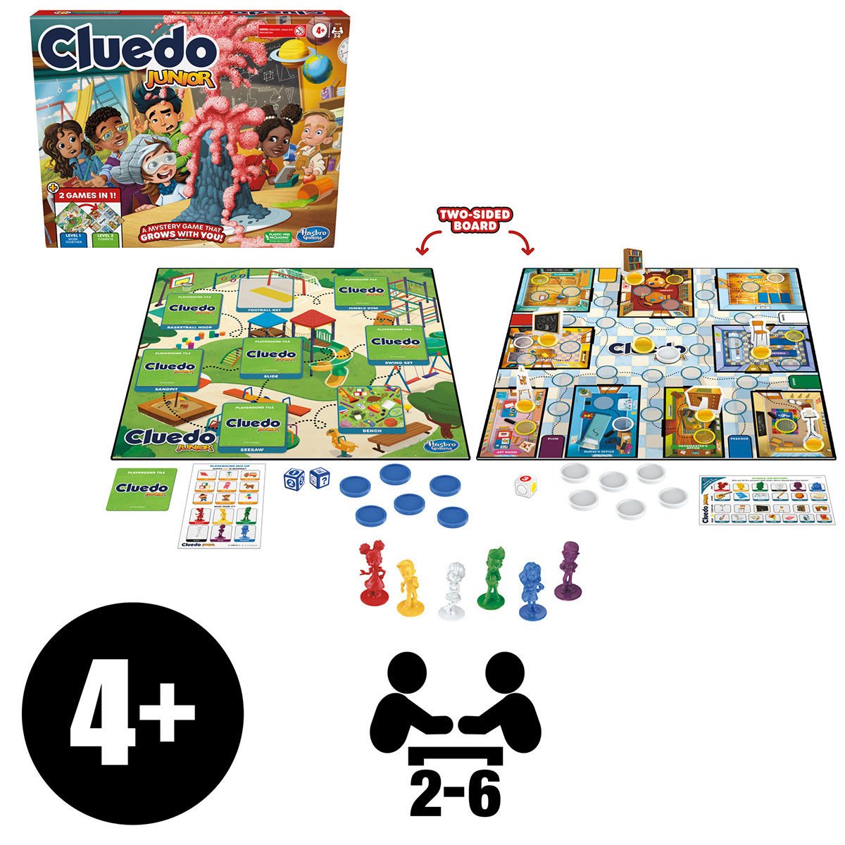 F6419 Hasbro Gaming - Cluedo Junior +4 yaş