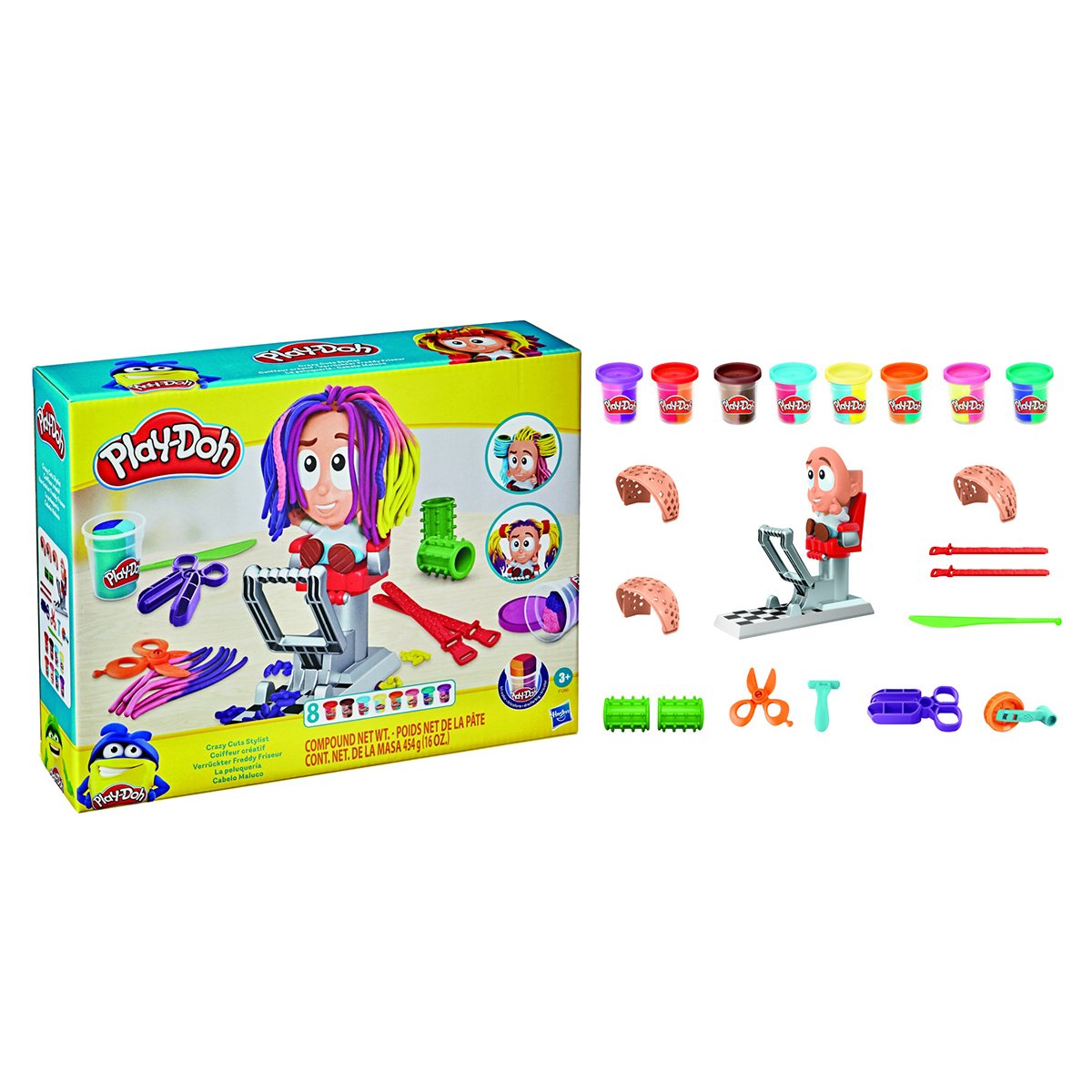 F1260 Play-Doh Çılgın Kuaför / +3 yaş