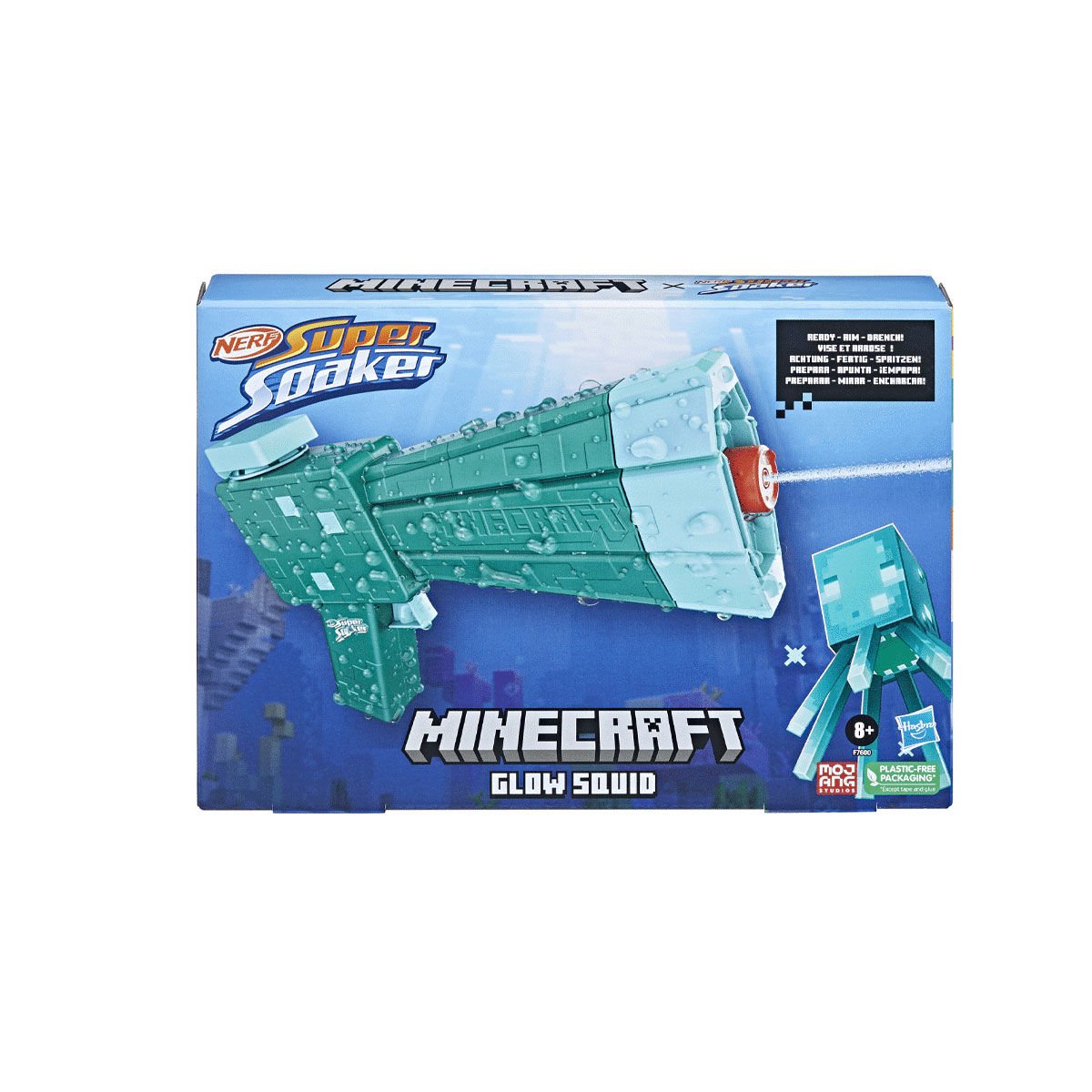 F7600 ﻿Nerf Super Soaker Minecraft Glow Squid +8 yaş