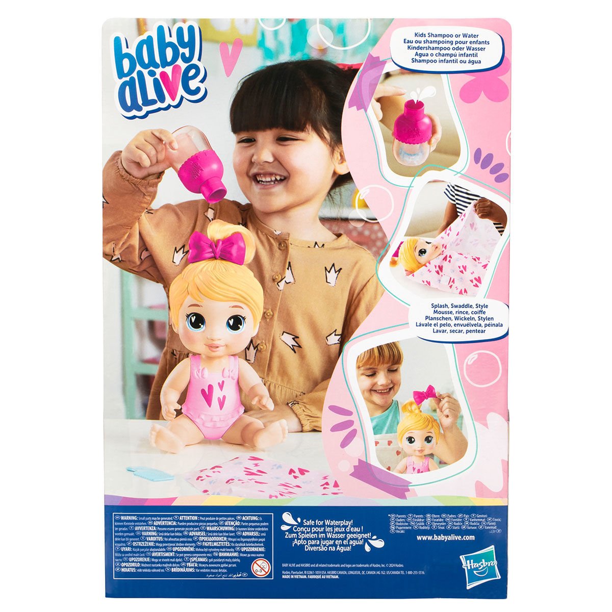 F9119 Baby Alive Şampuan Sevgisi Sarışın Bebek +3 yaş