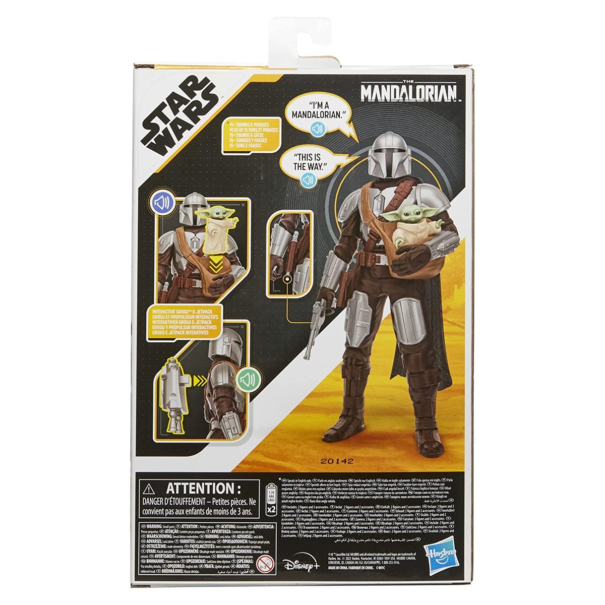 F5194 Star Wars The Mandalorian ve Grogu Aksiyon Figürü +4 yaş