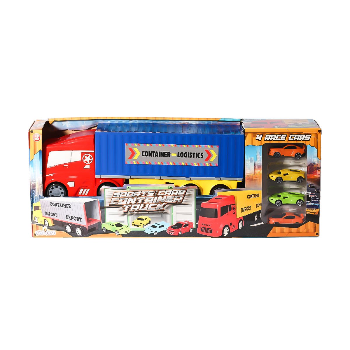 LAL 1136 Arabalı Konteynır -Kingtoys