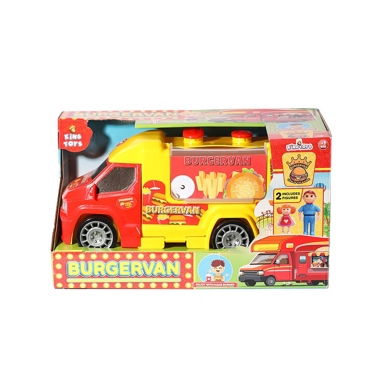 ENG-1134 Burgervan Araba -Kingtoys