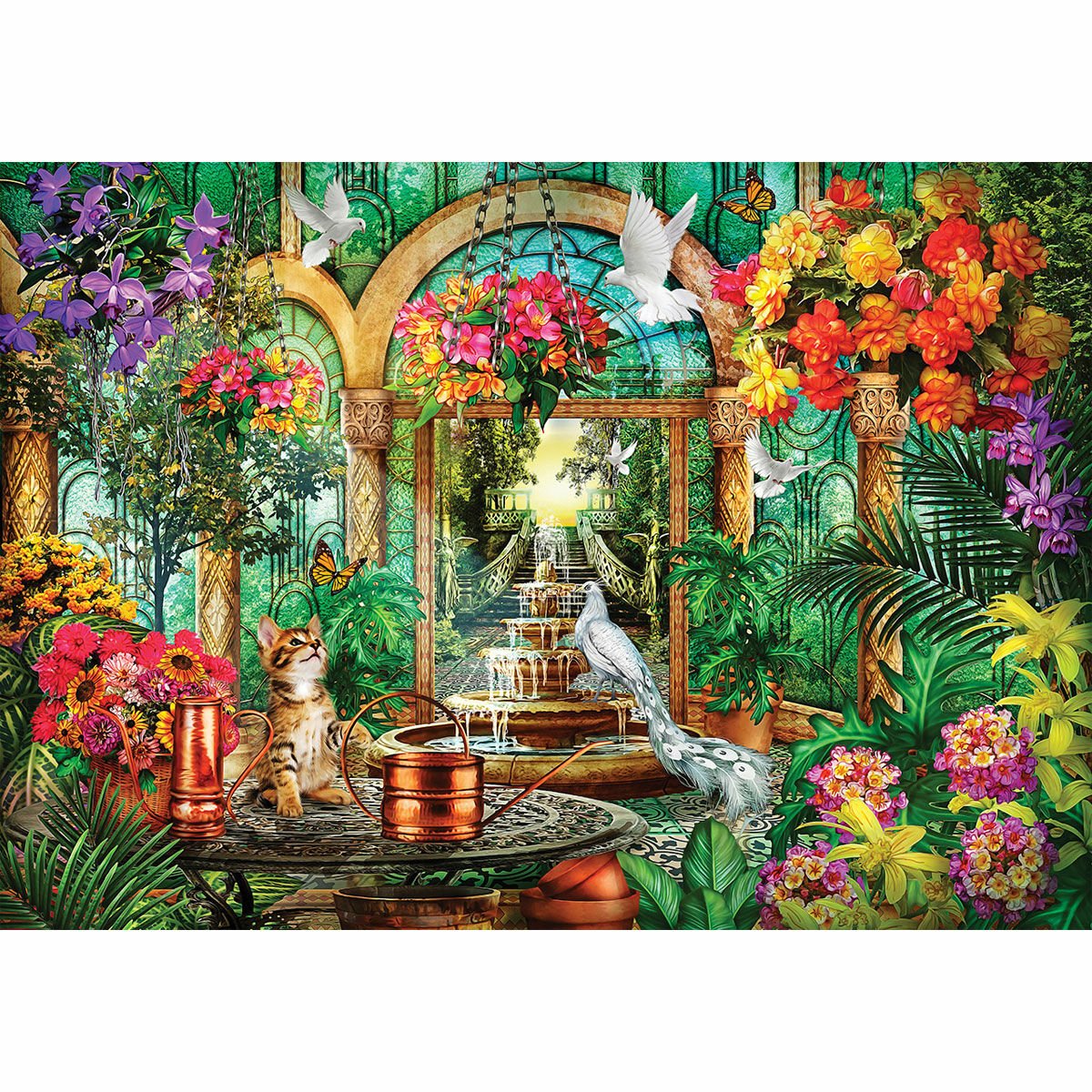 22510 Avlu - Atrium 2000 Parça Puzzle -KS Puzzle