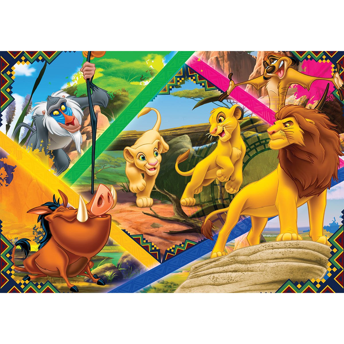 LK 113 Aslan Kral Puzzle 200 Parça - Ks Puzzle