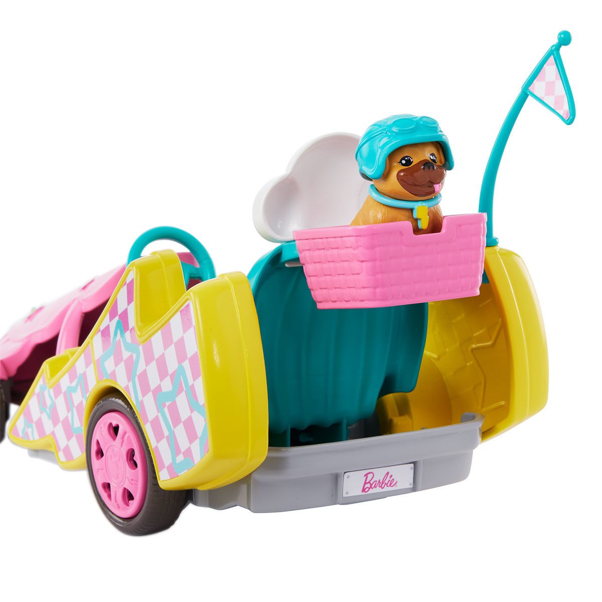 HRM08 Barbie Stacie Go-Kart Yapıyor Oyun Seti - Barbie and Stacie To The Rescue