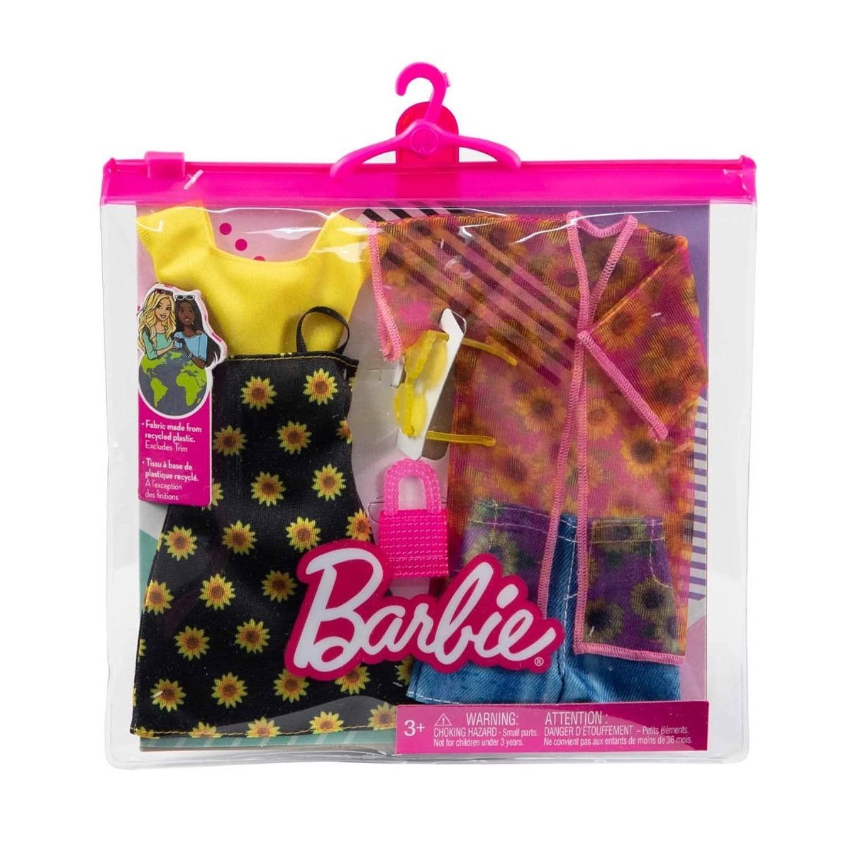 GWF04 Barbie’nin Kıyafet Koleksiyonu 2’li Paketler / +3 yaş