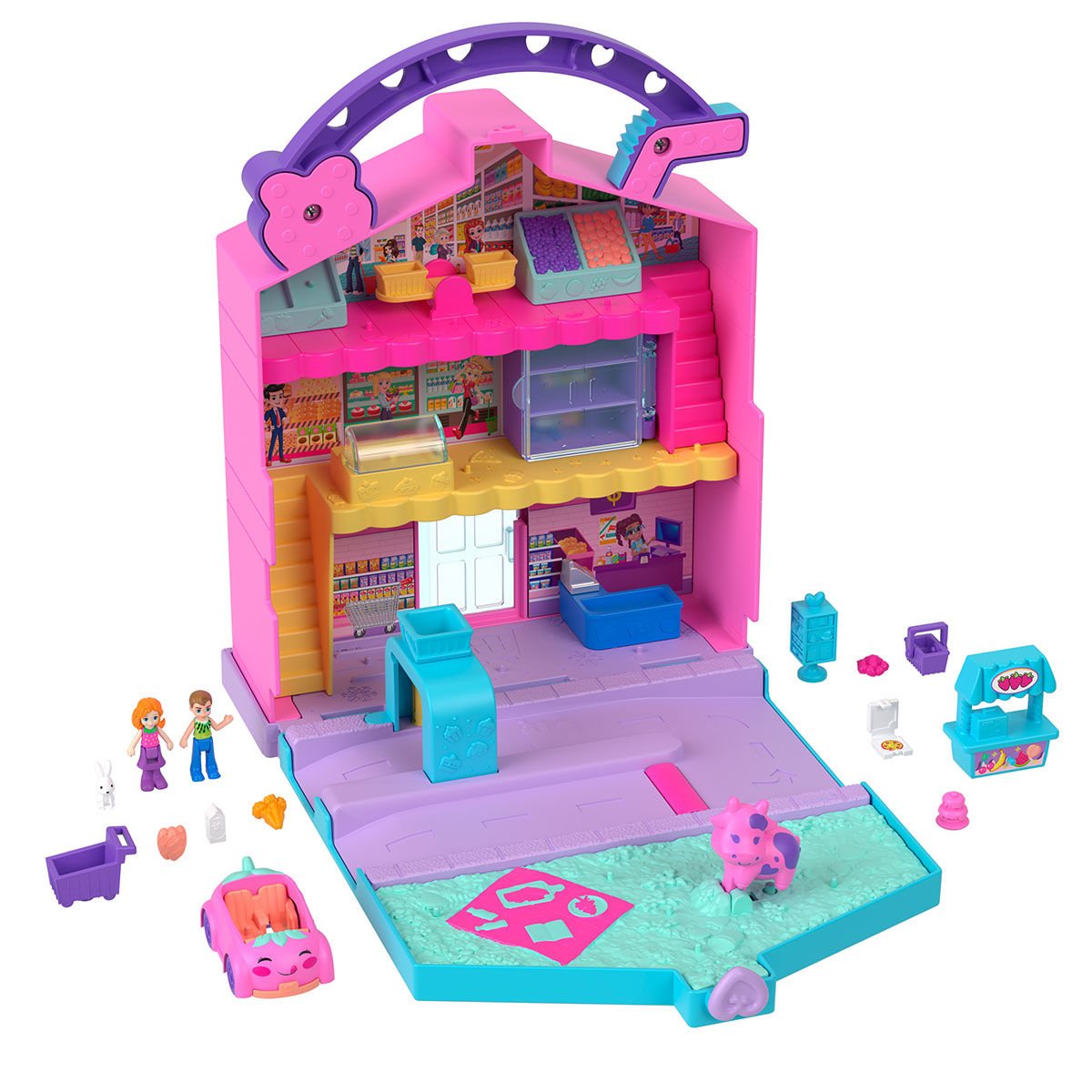 HRD45 Polly Pocket Eğlenceli Market Oyun Seti