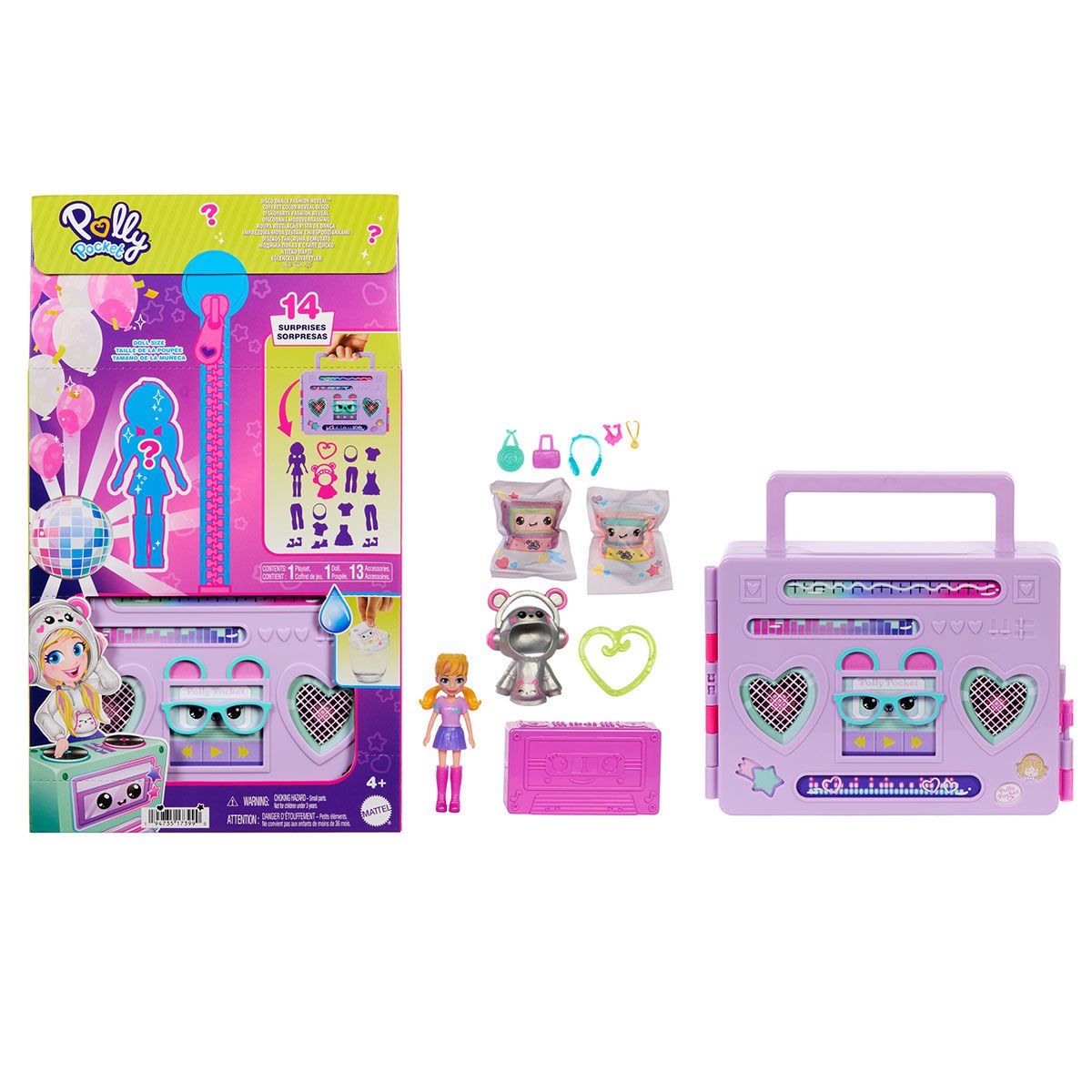 HRD65 Polly Pocket Radyo Temalı Moda Eğlencesi Oyun Seti