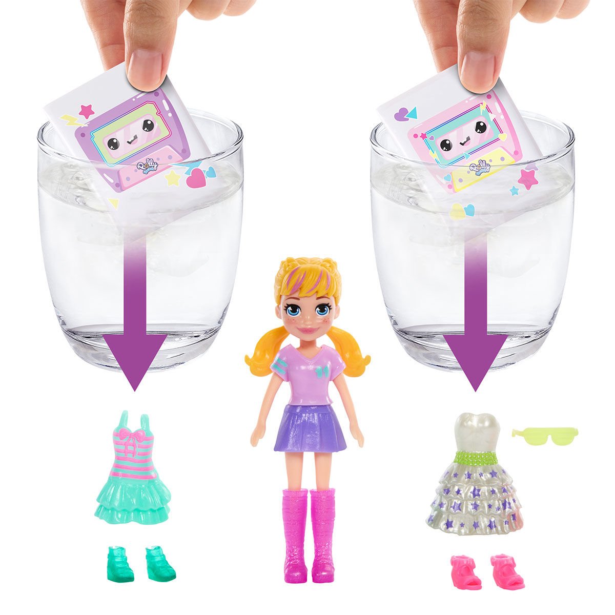 HRD65 Polly Pocket Radyo Temalı Moda Eğlencesi Oyun Seti