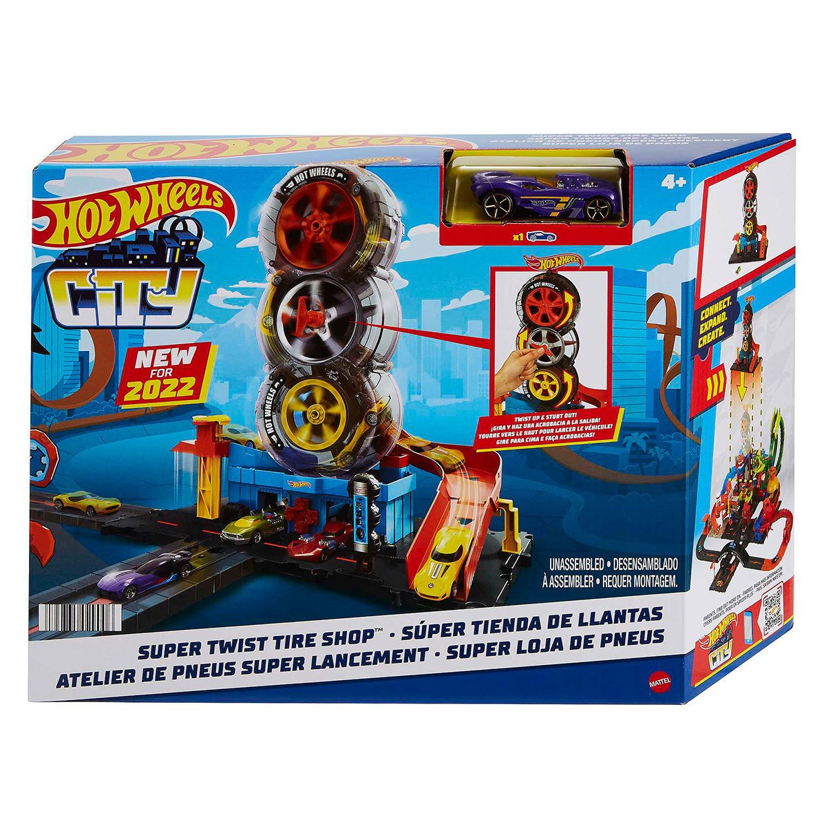 HDP02 Hot Wheels Tekerlek Kulesi Pisti