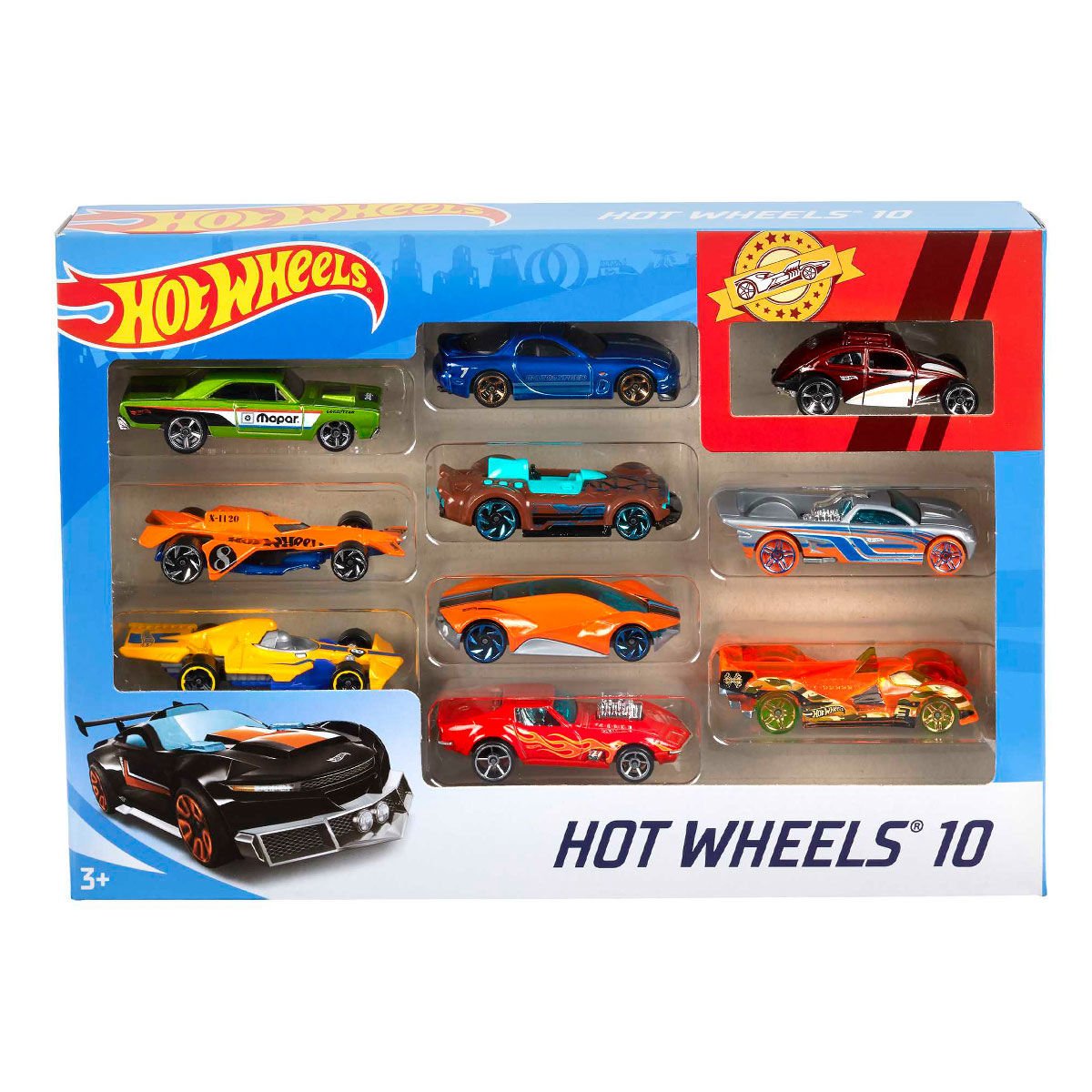 54886 Hot Wheels 10’lu Araba Seti - Karışık Asorti