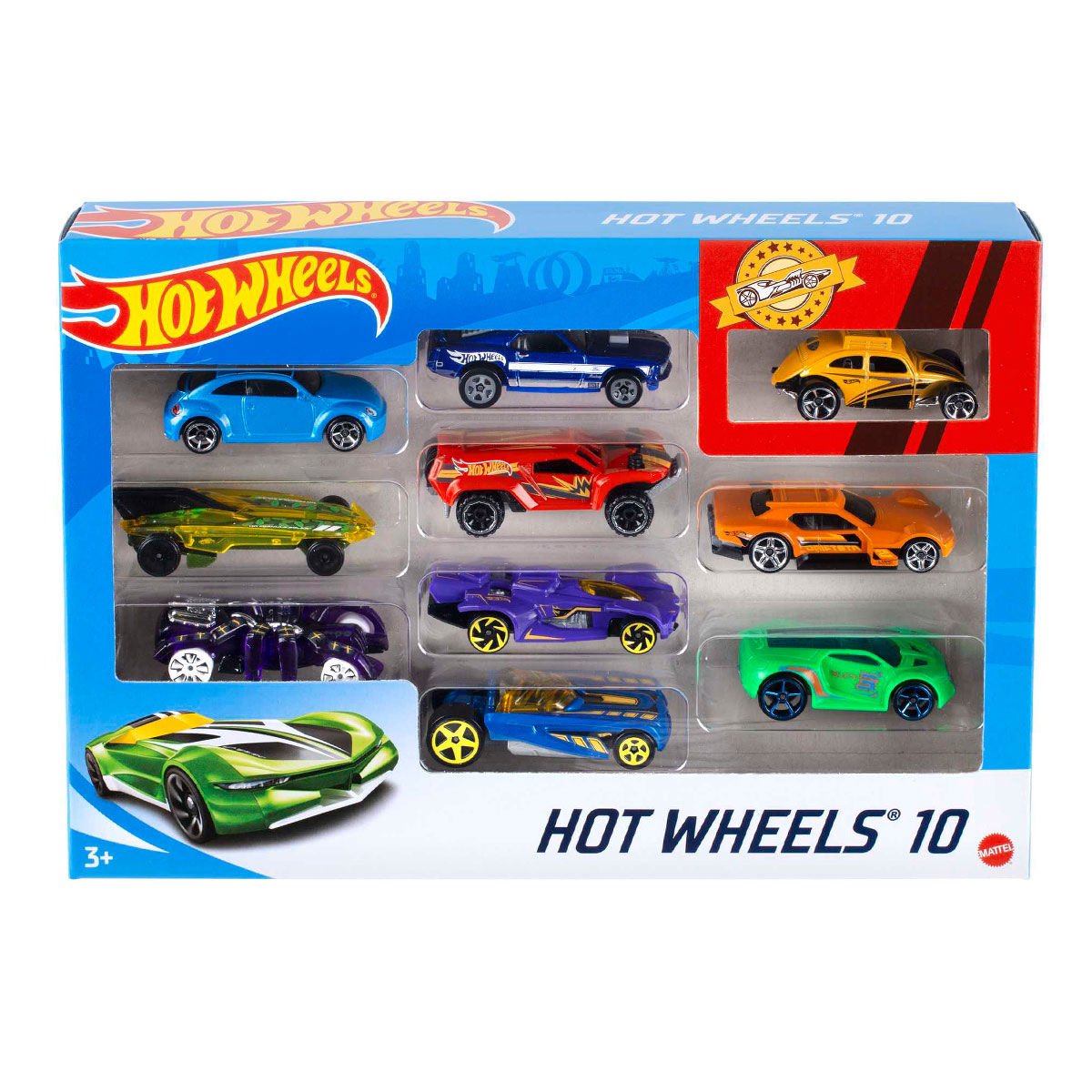 54886 Hot Wheels 10’lu Araba Seti - Karışık Asorti