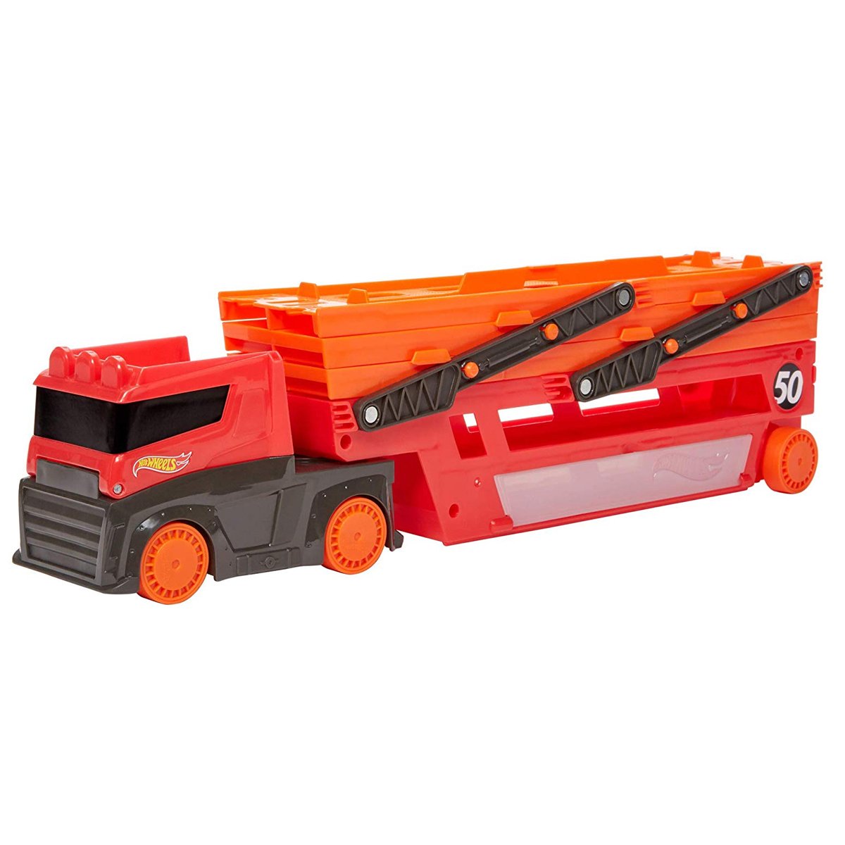 GHR48 Hot Wheels Mega Tır (Kırmızı-Turuncu)