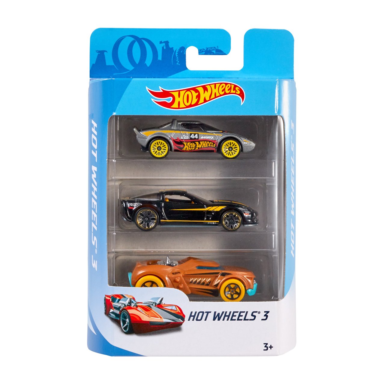 K5904 Hot Wheels 3’lü Araba Seti