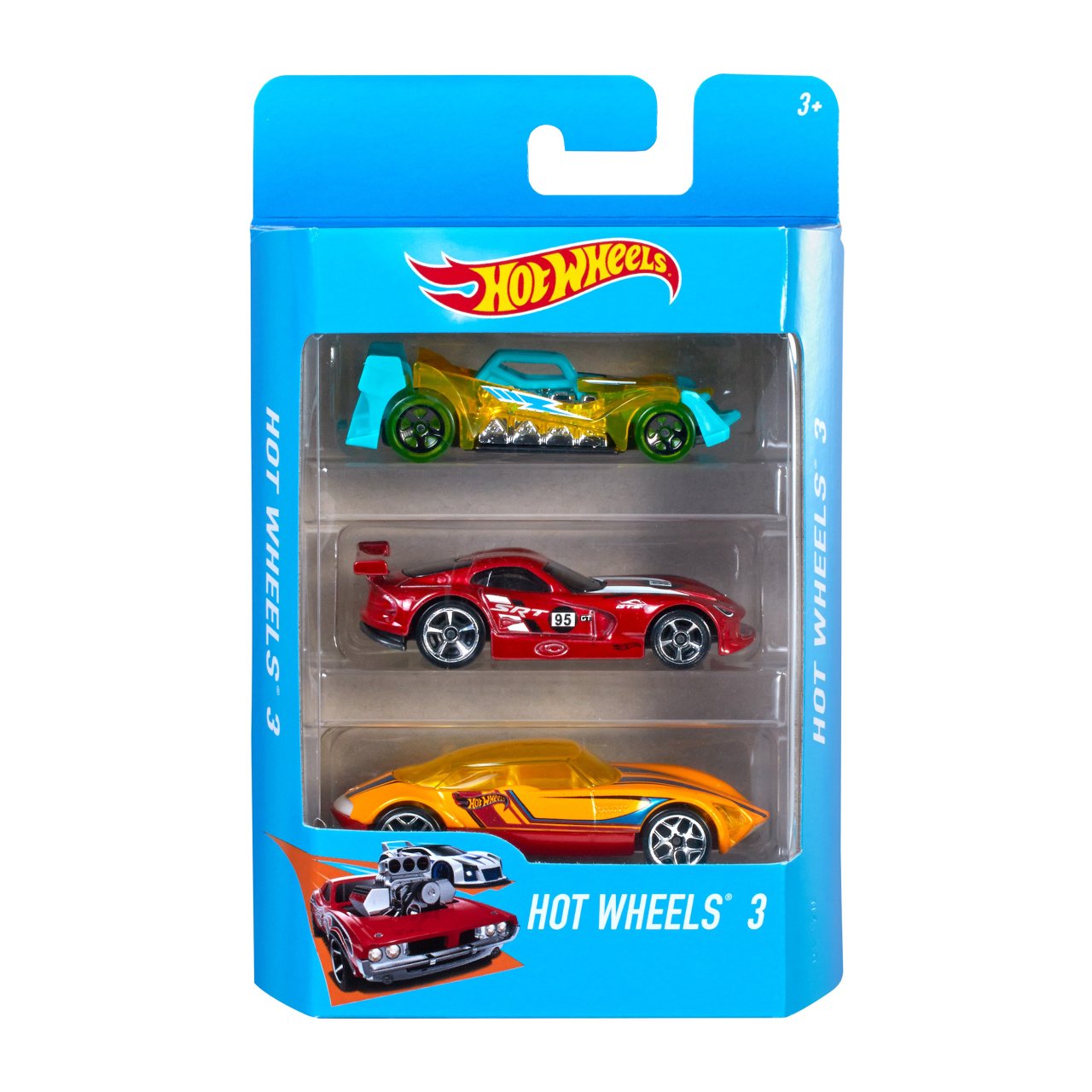 K5904 Hot Wheels 3’lü Araba Seti