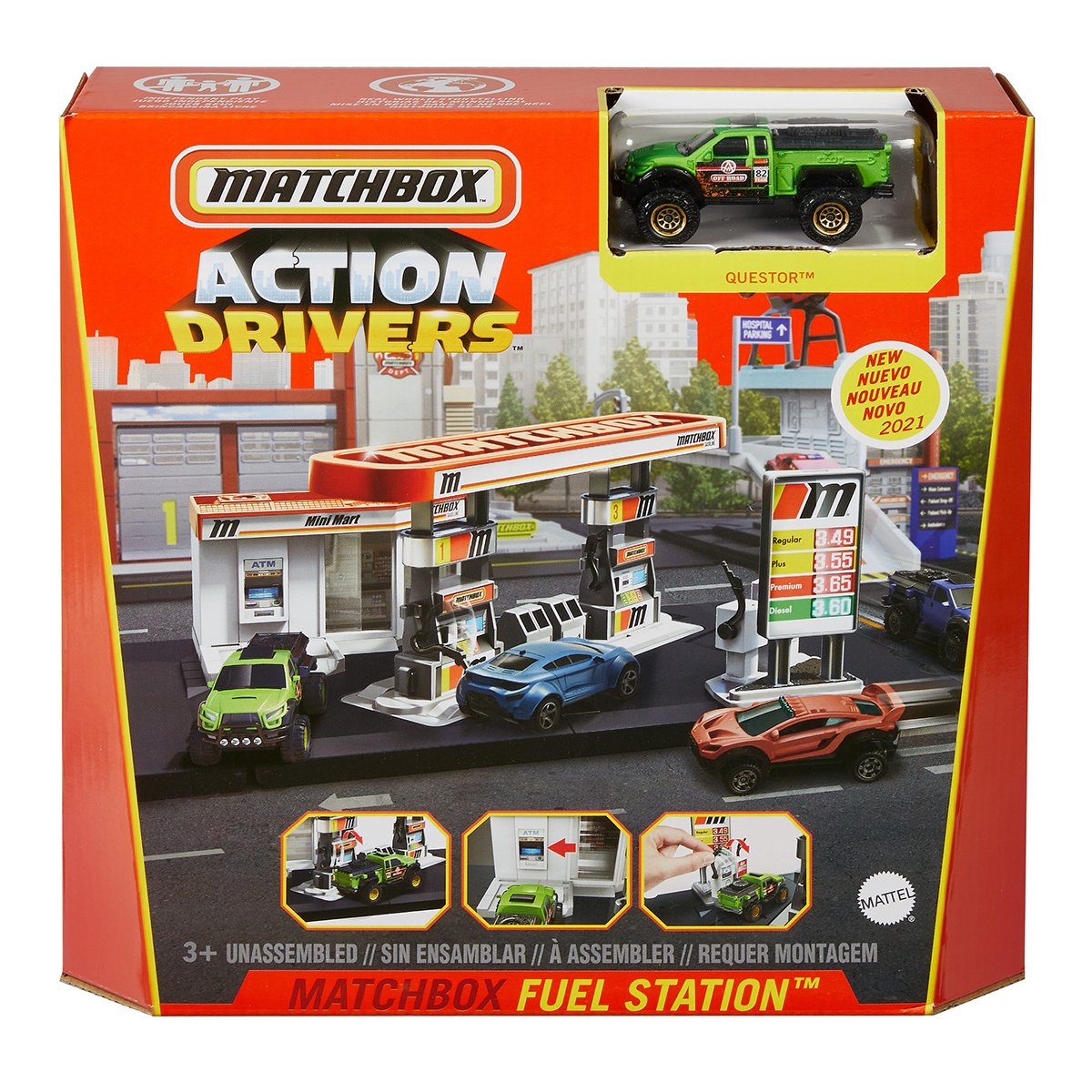 GVY82 Matchbox™ Aksiyon Sürücüleri Oyun Seti