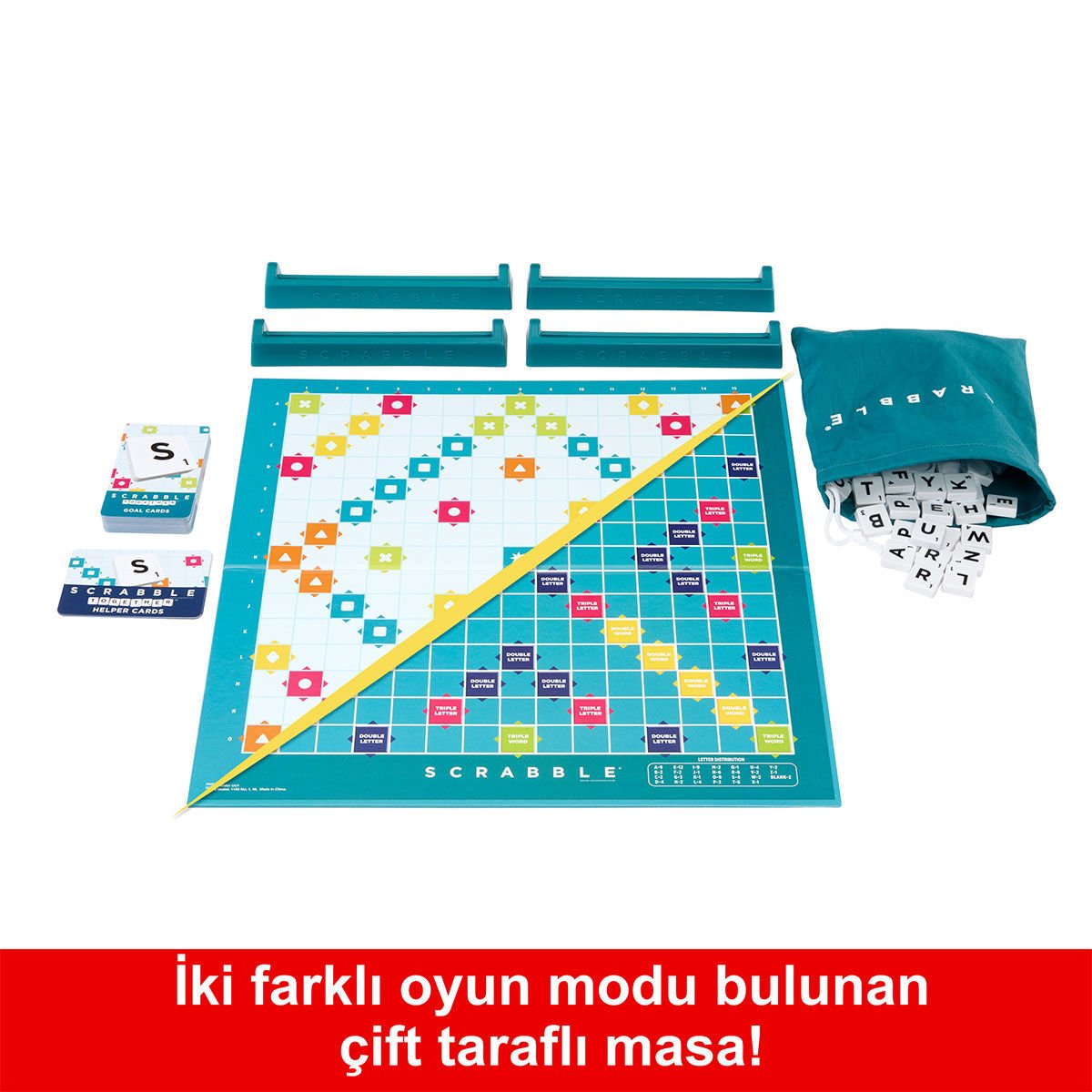 HXV98 Scrabble Orijinal İkisi Bir Arada Türkçe