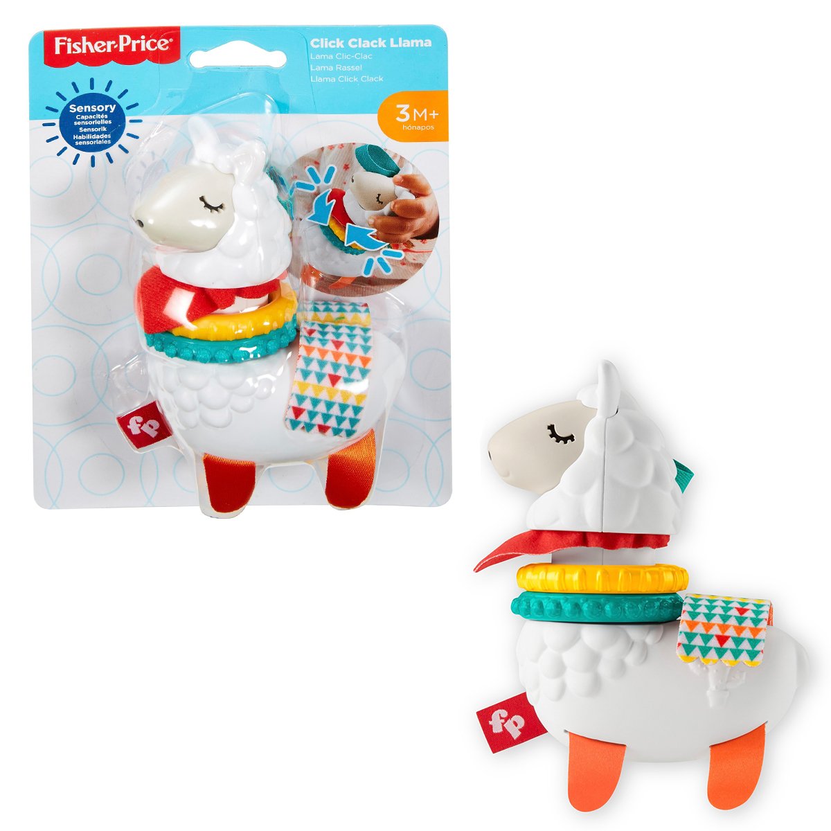 GHL23 Fisher-Price® Eğlenceli Arkadaşlar Dişlik ve Çıngıraklar / FXC22-FXC21 / +3 ay