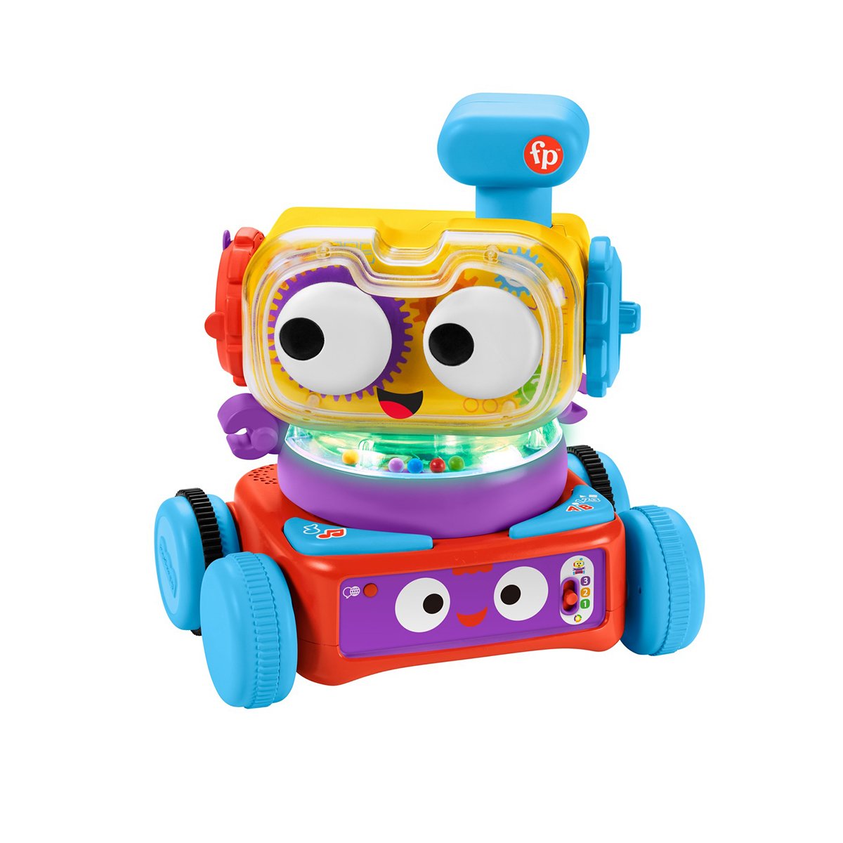 HCK43 Fisher-Price® 4’ü1arada Eğlenceli Robot, Türkçe-İngilizce, +6 ay