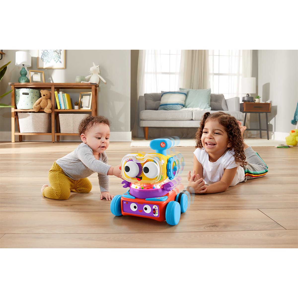 HCK43 Fisher-Price® 4’ü1arada Eğlenceli Robot, Türkçe-İngilizce, +6 ay