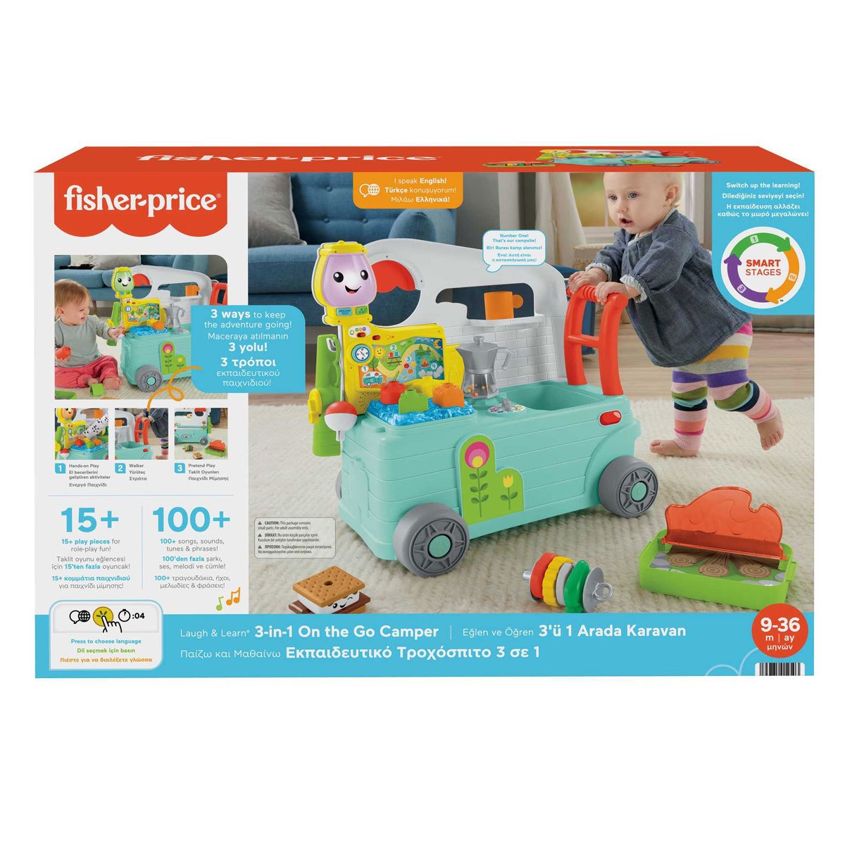 HCK81 Fisher-Price® LnL 3’ü1 Arada Karavan - Türkçe ve İngilizce