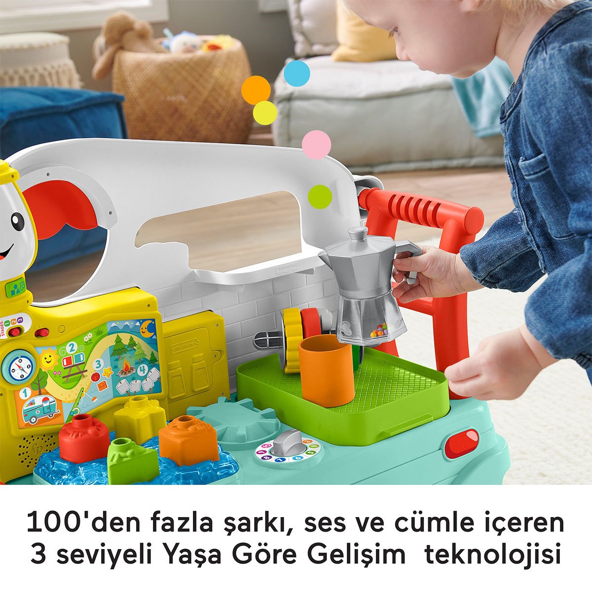 HCK81 Fisher-Price® LnL 3’ü1 Arada Karavan - Türkçe ve İngilizce