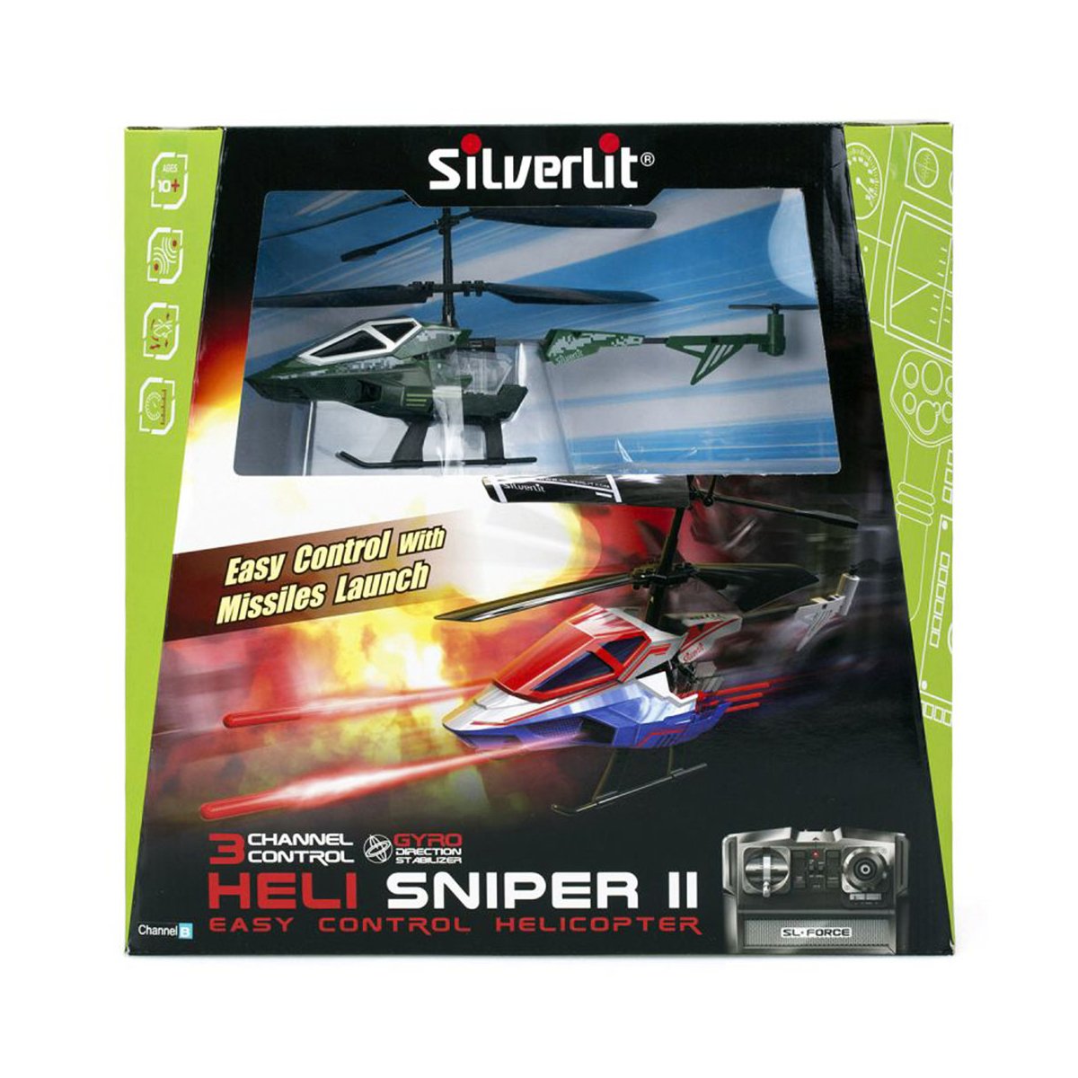 SIL/84781 Silverlit Heli Sniper II I/R 3 Kanal İç Mekan