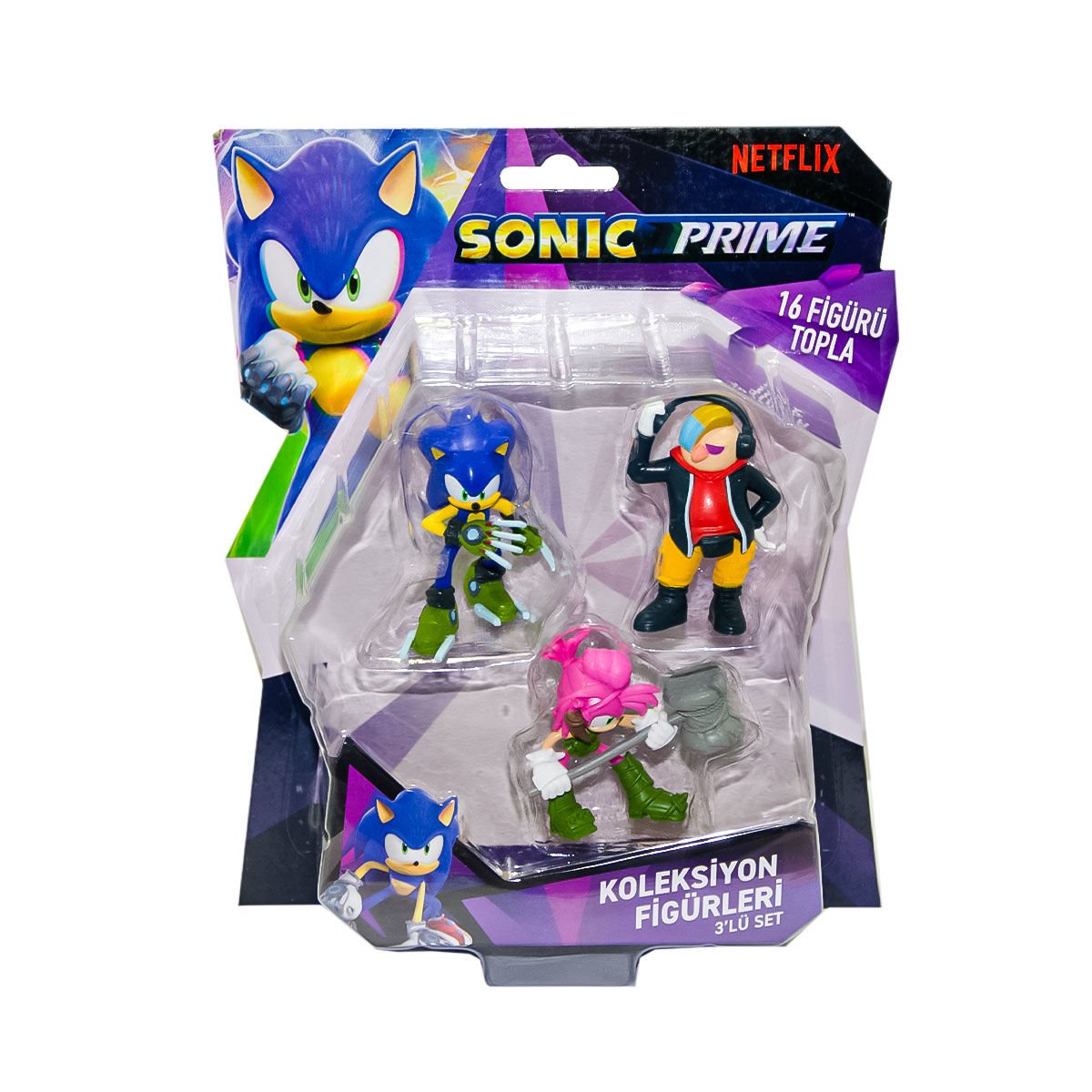 PMI SON2020 Sonic 3lü Figür Blister Asorti - Neco Toys