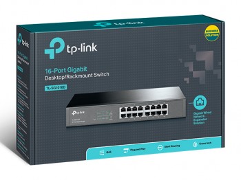 TP-Link TL-SG1016D 16 Port 10/100/1000 Yönetilemez Switch