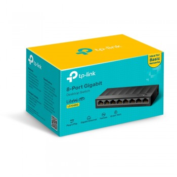 TP-Link LS1008G 8 Port 10/100/1000 Yönetilemez Switch