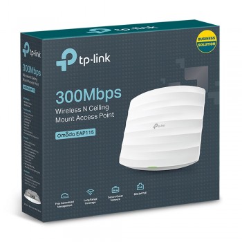 TP-Link EAP115 1 Port POE 300Mbps Tavan Tipi Access Pont