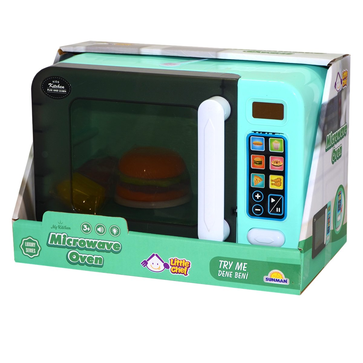 03011 Little Chef Sesli ve Işıklı Mikrodalga Fırın