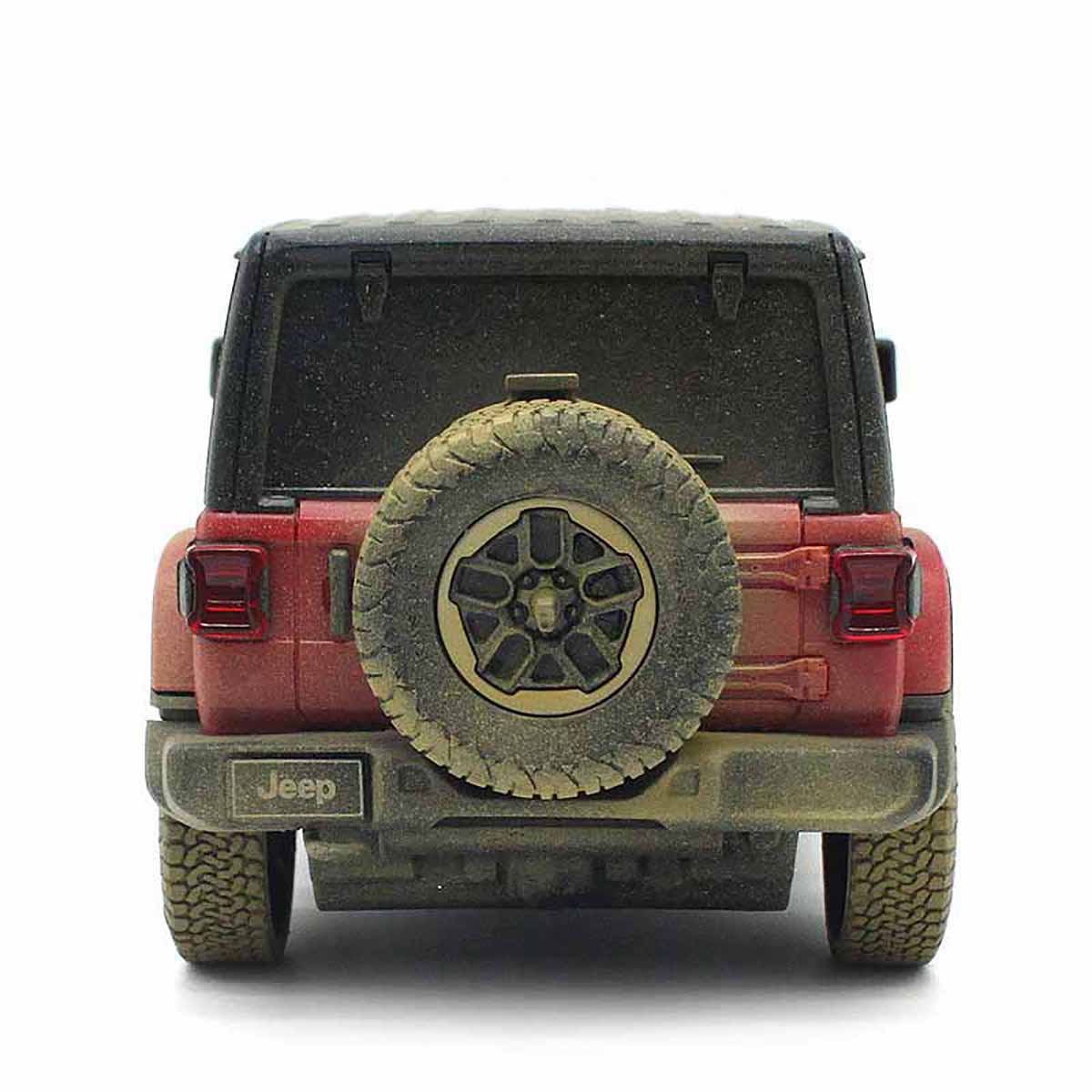 32021 Kumandalı Jeep Wrangler Rubicon Muddy 1:24