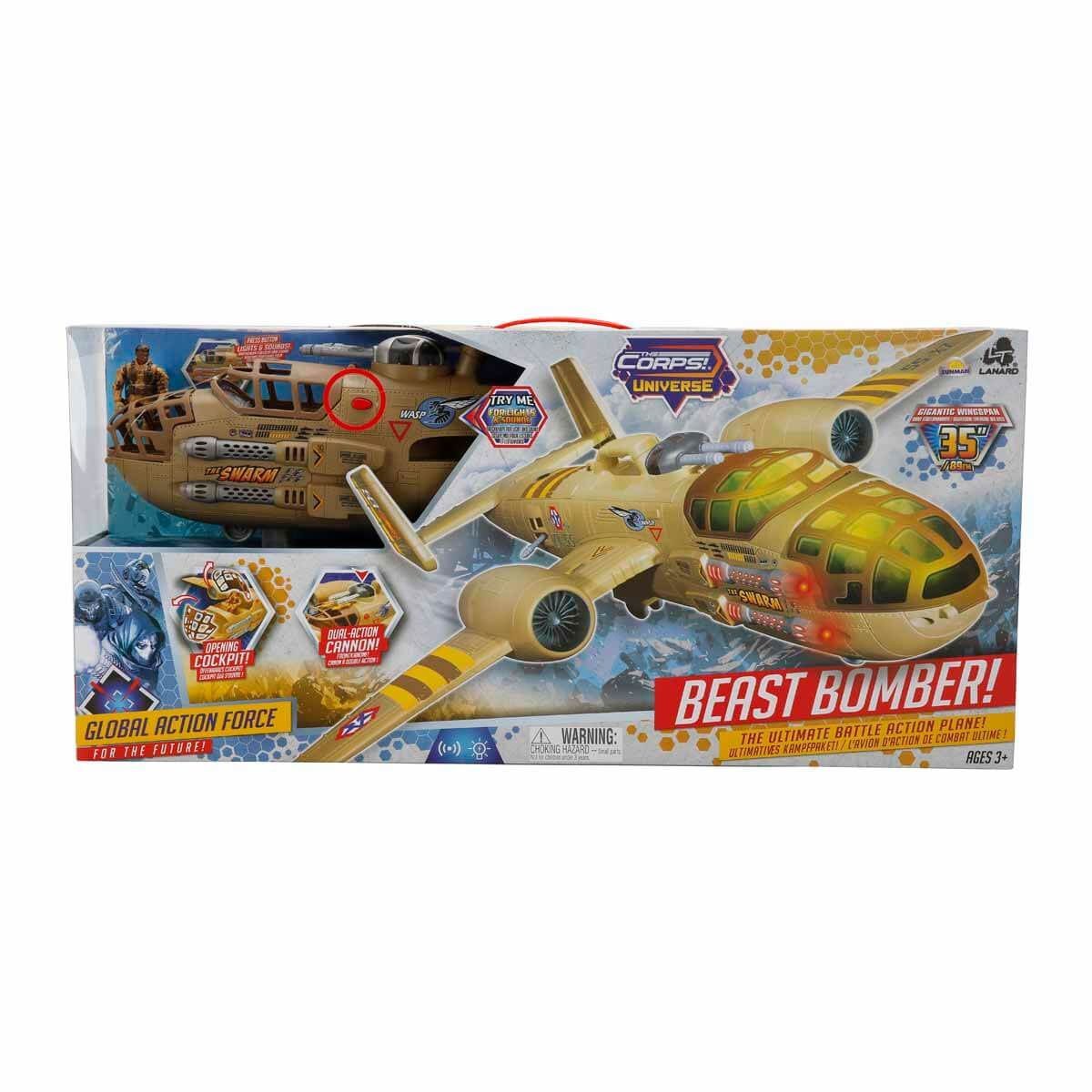 33938 The Corps Universe Beast Bomber Sesli ve Işıklı Askeri Uçak