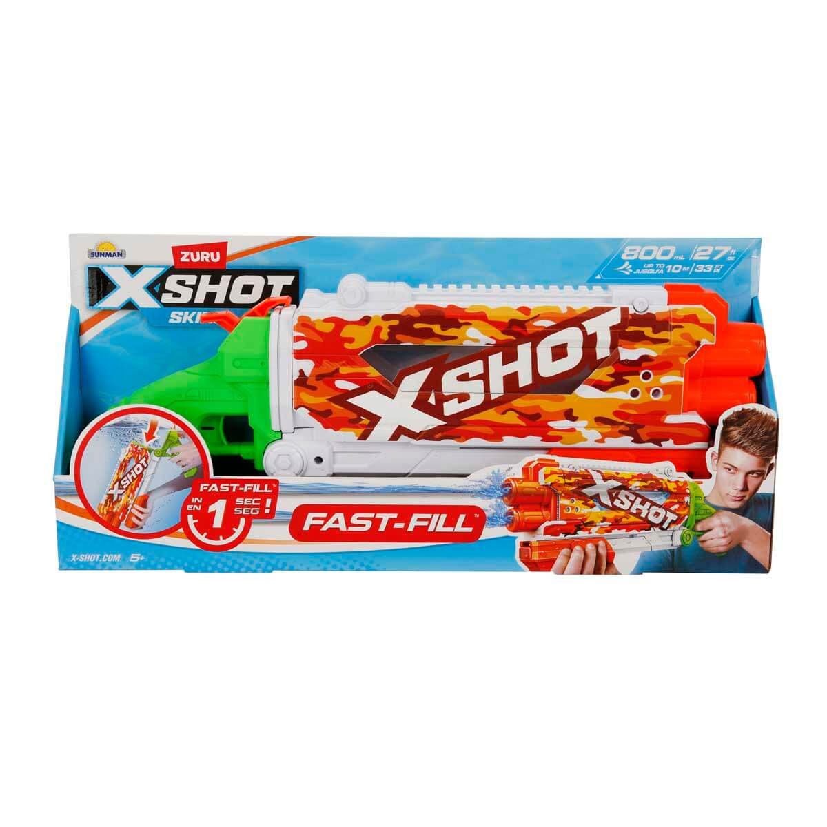 4584 X-Shot Skins Pump Action Fast Fill Su Tabancası 49,5 cm