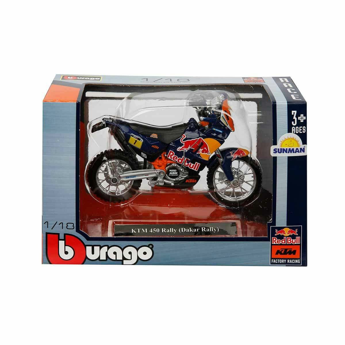 51070 SUN-BUR-1:18 Motor Red Bull KTM 450 2 Asorti - Sunman