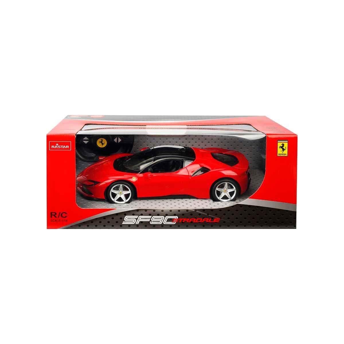 97300 1:14 Ferrari SF90 Stradale Işıklı Uzaktan Kumandalı Araba 34 cm -Sunman