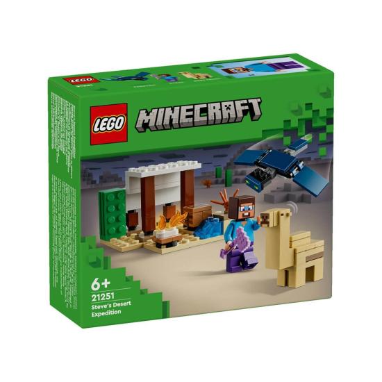 21251 LEGO® Minecraft® Steve’in Çöl Keşfi 75 parça +6 yaş