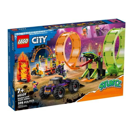 60339 LEGO® City Çift Çemberli Gösteri Arenası 598 parça +7 yaş