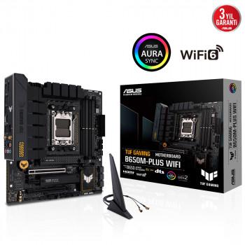 Asus Tuf Gaming B650M-PLUS WIFI DDR5 6400Mhz+(OC) DP HDMI M.2 AM5 Anakart