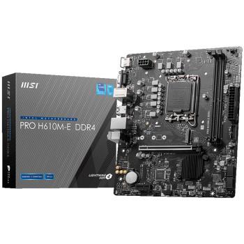 MSI Pro H610M-E DDR4 3200MHZ M.2 mATX 1700p Anakart