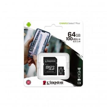 Kinsgton Micrp Canvas 64 GB Micro SD Hafıza Kartı