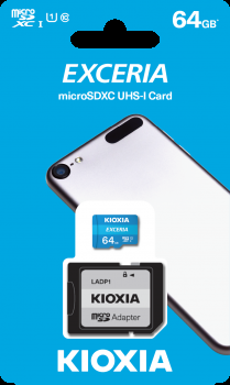 Kioxia Micro SDHC 64 GB C10 100MB/s Hafırza Kartı