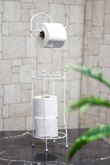 EW’s Kitchenware Ferforje WC Tuvalet Kağıtlık Beyaz