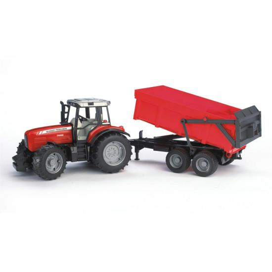 BR02045 Massey Ferguson 7480 Traktör ve Römork