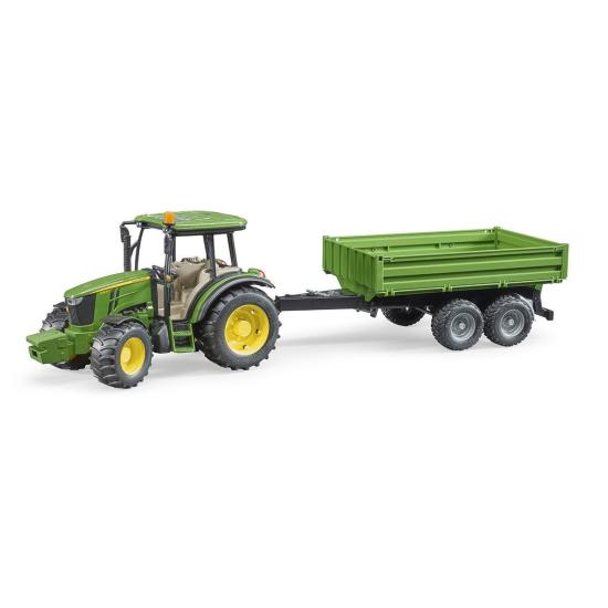 BR02108 John Deere 5115 Traktör + Römork