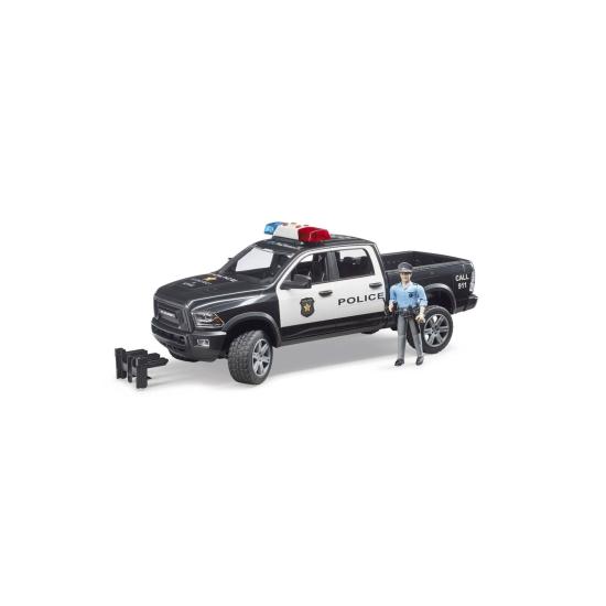 BR02505 Ram 2500 Polis Aracı ve Memur +4 yaş - Bruder