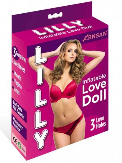 Censan Lilly Love Doll 3 İşlevli Şişme Bebek
